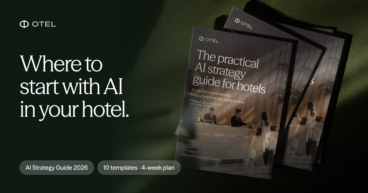 The Practical AI Strategy Guide for Hotels | Otel AI